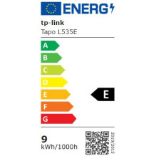 Išmanioji lemputė, TP-LINK, energijos sąnaudos 8,6 vatai, šviesos srautas 1055 liumenų, 6500 K, 240 V, spindulio kampas 