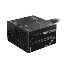 Power Supply, GIGABYTE, GP-P750BS, 750 Watts, Efficiency 80 PLUS BRONZE, PFC Active, MTBF 100000 hours, GP-P750BS