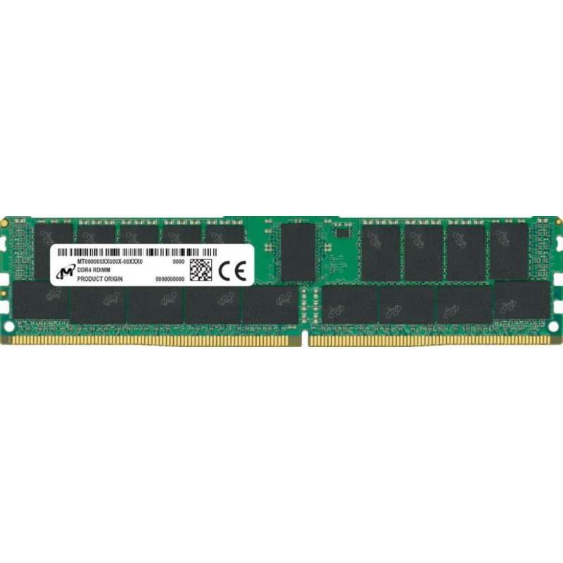 Serverio atminties modulis, MICRON, DDR4, 32 GB, RDIMM / ECC, 3200 MHz, CL 22, 1,2 V, MTA18ASF4G72PDZ-3G2T