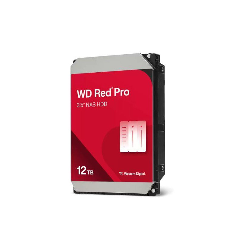 HDD, WESTERN DIGITAL, Red Pro, 12TB, SATA, 512 MB, 7200 rpm, 3,5&quot;, WD122KFBX