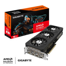 Graphics Card, GIGABYTE, AMD Radeon RX 7600 XT, 16 GB, GDDR6, PCIE 4.0 16x, Triple slot Fansink, 2xHDMI, 2xDisplayPort, 