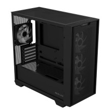 Case, ASUS, A21 PLUS, MidiTower, Case product features Transparent panel, Not included, MicroATX, MiniITX, Colour Black,