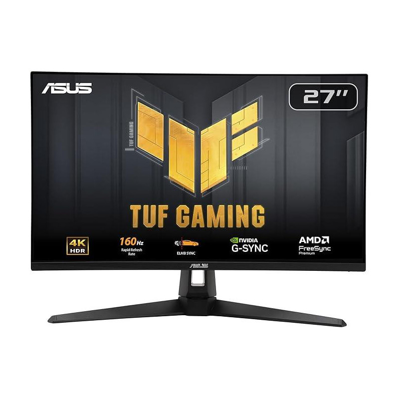 LCD Monitor, ASUS, 90LM0AR0-B01371, 27&quot;, Gaming, Panel IPS, 3840x2160, 16:9, 160Hz, Matte, 1 ms, Speakers, Tilt, Co