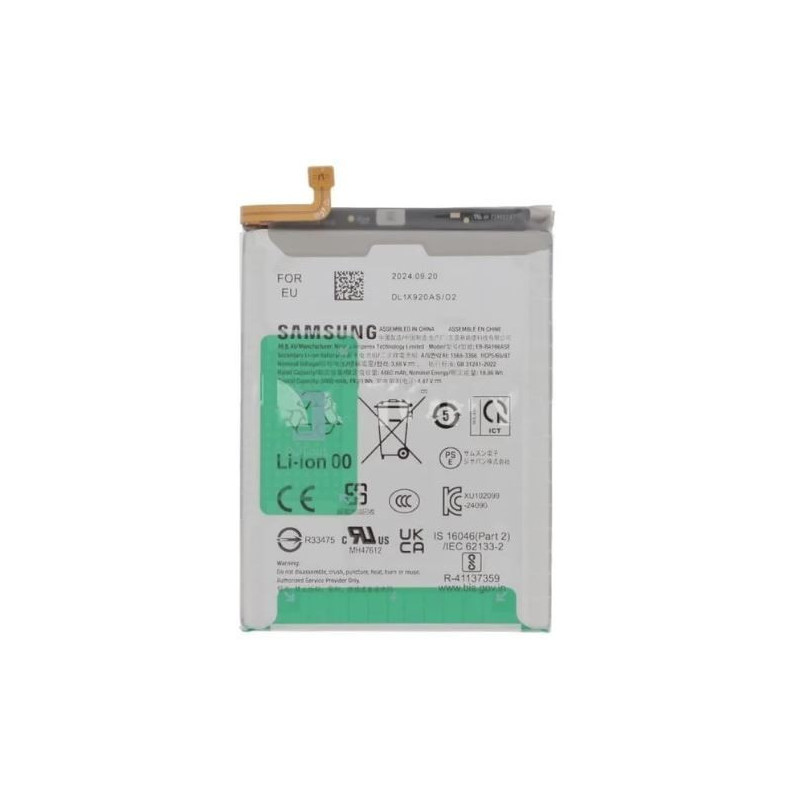 Akumuliatorius originalus Samsung A165 A16 4G / A166 A16 5G 5000mAh EB-BA166ASE (service pack)