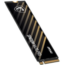 SSD, MSI, SPATIUM M470 PRO, 2TB, M.2, PCIe Gen4, NVMe, 3D NAND, Rašymo greitis 5000 MB/s, Skaitymo greitis 6000 MB/s, 2,