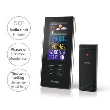 Hama Color Edge Weather Station - Black