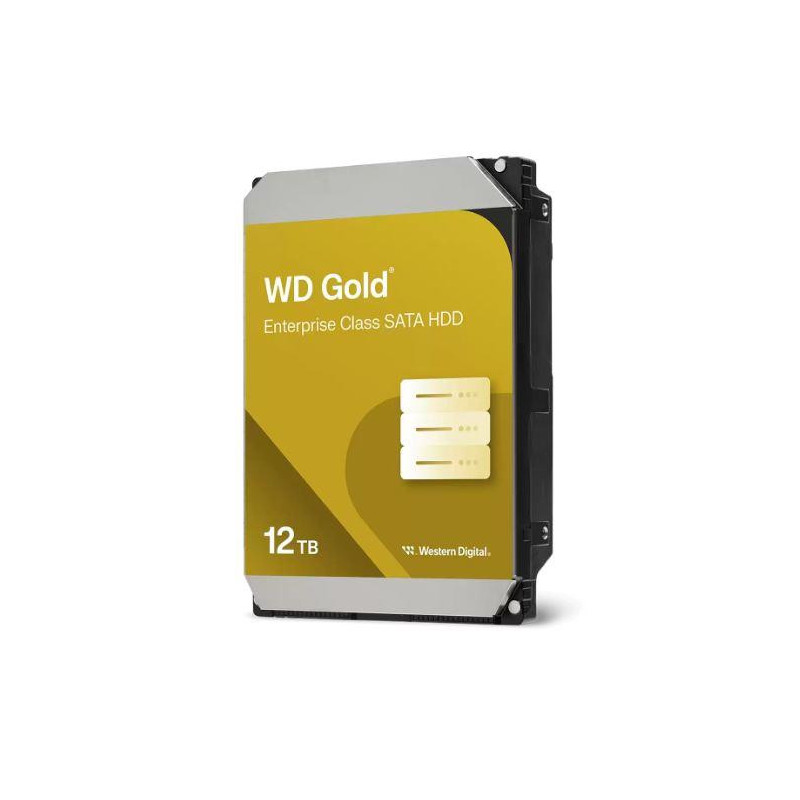 HDD, WESTERN DIGITAL, Gold, 12TB, SATA 3.0, 256 MB, 7200 rpm, 3,5&quot;, WD122KRYZ