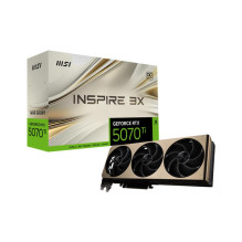 Graphics Card, MSI, NVIDIA GeForce RTX 5070 Ti, 16 GB, GDDR7, 256 bit, PCIE 5.0 16x, Triple slot Fansink, 1xHDMI, 3xDisp