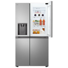 LG InstaView GSJC41PYPE side-by-side refrigerator Freestanding 641 L E Silver