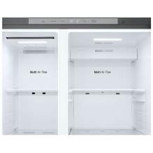 LG InstaView GSJC41PYPE side-by-side refrigerator Freestanding 641 L E Silver