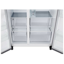 LG InstaView GSJC41PYPE side-by-side refrigerator Freestanding 641 L E Silver