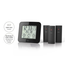 Hama 00186311 Meteorologinė stotis EWS-Trio Black