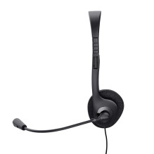 Trust 21665 headphones / headset Wired In-ear Calls / Music Black