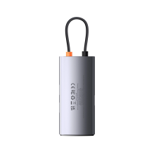 „Baseus Metal Gleam“ serijos HUB 4 viename C tipo USB – 3 x USB 3.2 Gen. 1 / RJ45 (WKWG070113)