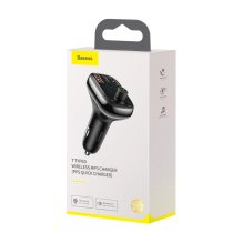 Bluetooth transmitter / car charger Baseus S-13 (Overseas Edition) - black