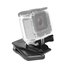 Holder with clip for mounting for GoPro