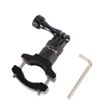 Sports camera holder for a bicycle