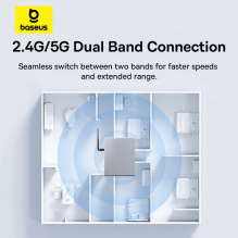 Baseus BS-OH173 650Mb/s 5 GHz USB tinklo plokštė – juoda