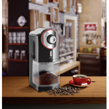 Melitta Molino 100 W juoda, raudona, nerūdijantis plienas