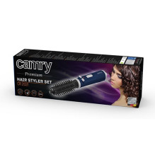 Camry Premium CR 2021 hair styling tool Hair styling kit Steam Black, Blue, Grey 1000 W