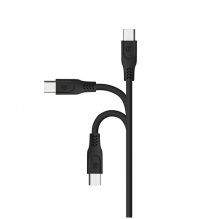 CABLE USB TYPE-C 3.1A SOMOSTEL SMS-BT02 3100mAh QUICK CHARGER QC 3.0 POWERLINE BLACK 2M