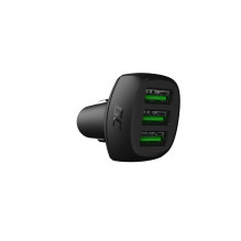 Automobilinis Įkroviklis - Green Cell PoweRide 54W 3x USB 18W Ultra Charge