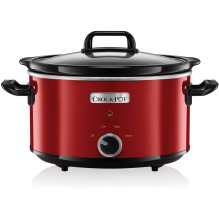 Lėto Virimo Puodas - Crock-Pot SCV400RD 3,5 L Juoda, Raudona