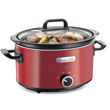 Lėto Virimo Puodas - Crock-Pot SCV400RD 3,5 L Juoda, Raudona