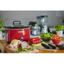 Lėto Virimo Puodas - Crock-Pot SCV400RD 3,5 L Juoda, Raudona