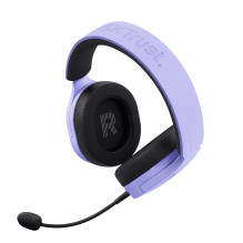 Trust GXT 491P FAYZO Headset Wired &amp; Wireless Head-band Gaming USB Type-A Bluetooth Black, Purple