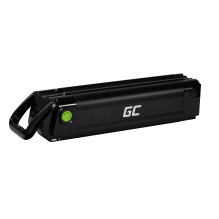 GC Silverfish battery for e-bikes/electric bicycles with 36V 10.4Ah 374Wh XLR 3-pin charger for Zündapp, etc.