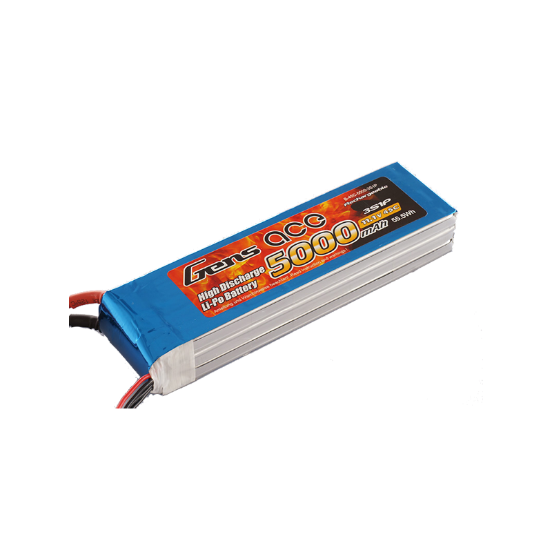 Akumuliatorius Gens Ace 5000mAh 11.1V 45C 3S1P