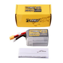 Lipo Tattu R-Line 5.0 versija 1800mAh 22.2V 150C 6S baterija su XT60 jungtimi