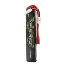 Lipo Gens ace 25C 1100mAh 3S1P 11.1V Airsoft ginklo baterija su T formos kištuku