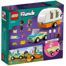 Konstruktorius - LEGO FRIENDS 41726 Atostogų Kempingo Kelionė 87 Detalės 2 Minifigūrėlės