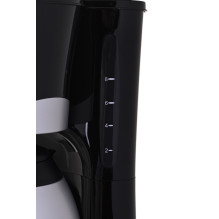 Coffee machine - Clatronic Ka 3328, 10 cups, black stainless steel