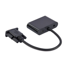 Vaizdo Adapteris - Gembird A-VGA-HDMI-02 - 0,15 m - Juoda