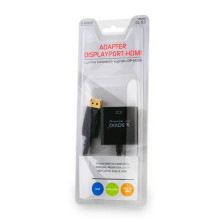 DisplayPort Adapteris - Savio CL-55 - 0,2 m HDMI A Tipo (Standartinis) Juodas