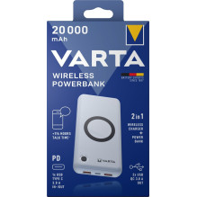 Varta Wireless Power Bank-charger Energy 20000mah 57909 Išorinė Baterija (powerbank)-pakrovėjas