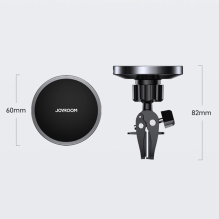 Joyroom Car Magnetic Holder Qi Wireless Inductive Charger 15W (MagSafe Compatible for iPhone) Black (JR-ZS240)