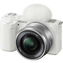 Sony ZV-E10 + 16-50mm OSS + 55-210mm OSS (White)