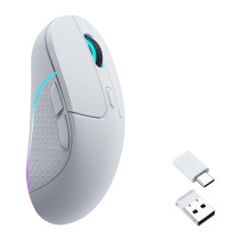 Keychron M3 RGB 1000Hz Wireless Gaming Mouse (White) M3-A3 .