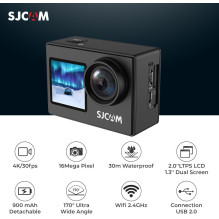 SJCAM SJ4000 Dual Screen Black