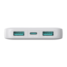 Powerbank Joyroom JR-PBF12 10000mAh 2.4A 2x USB-A 1x USB-C – balta