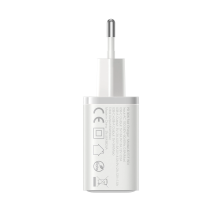 Joyroom JR-TCF15 network charger USB-C / USB-A 30W - white