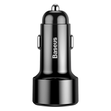 Baseus Magic Series Dual QC - Quick Charge 3.0 car charger 2x USB 45W 6A black (CCMLC20A-01)