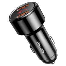 Baseus Magic Series Dual QC - Quick Charge 3.0 car charger 2x USB 45W 6A black (CCMLC20A-01)