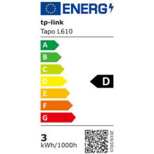 Išmanioji lemputė, TP-LINK, energijos sąnaudos 2,9 vatai, šviesos srautas 350 liumenų, 2700 K, spindulio kampas 40 laips