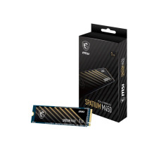 SSD, MSI, SPATIUM M450, 1TB, M.2, PCIe Gen4, NVMe, 3D NAND, rašymo greitis 2400 MB/s, skaitymo greitis 3400 MB/s, 2,15 m