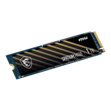 SSD, MSI, SPATIUM M450, 1TB, M.2, PCIe Gen4, NVMe, 3D NAND, rašymo greitis 2400 MB/s, skaitymo greitis 3400 MB/s, 2,15 m